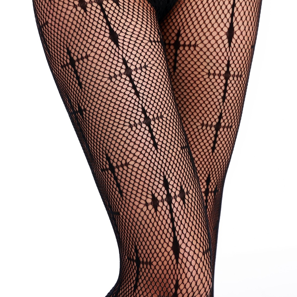 [AG10052/B] Pantyhose Cross -  Schwarz