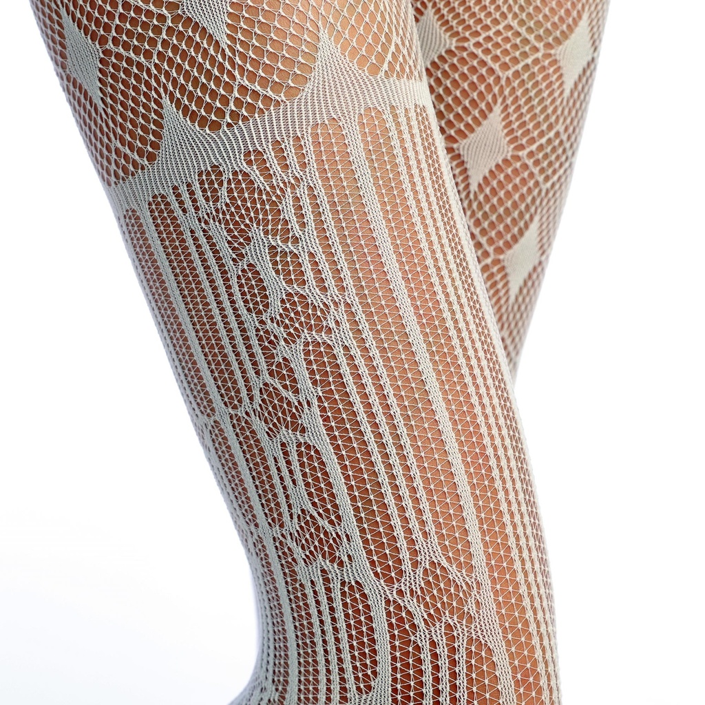 [AG10102/W] Pantyhose Ellie - Weiss