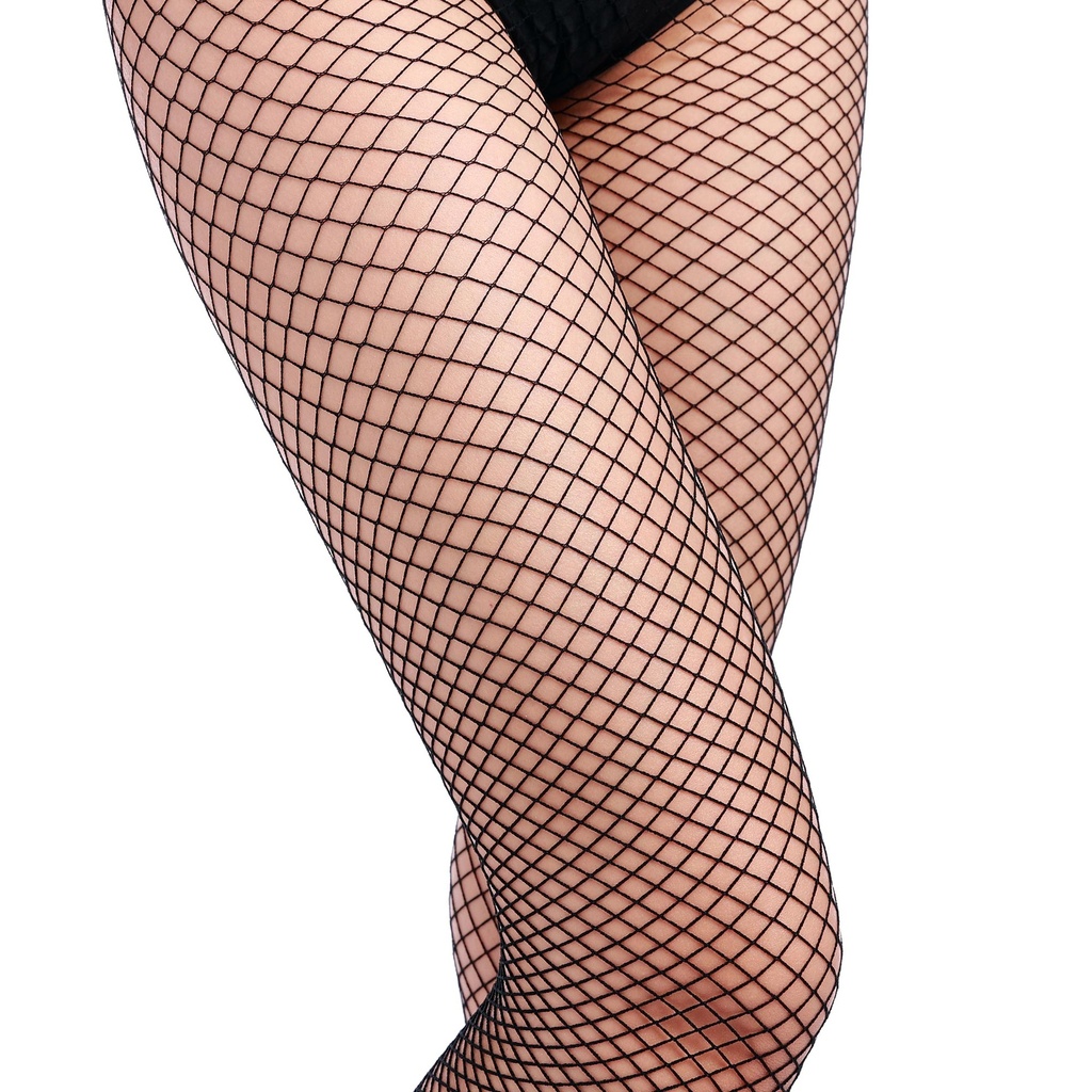 [AG10070/B] Leggings Medium Fishnet -  Schwarz