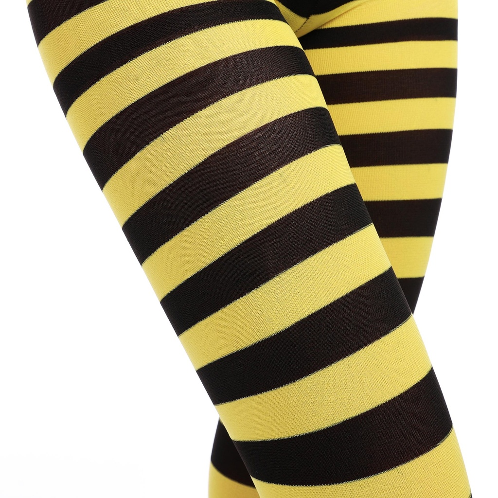 [AG10089/BY] Pantyhose Stripes â€“ Schwarz Gelb